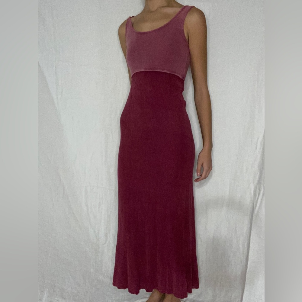 Altard State two toned maxi/midi dress - Picture 2 of 3